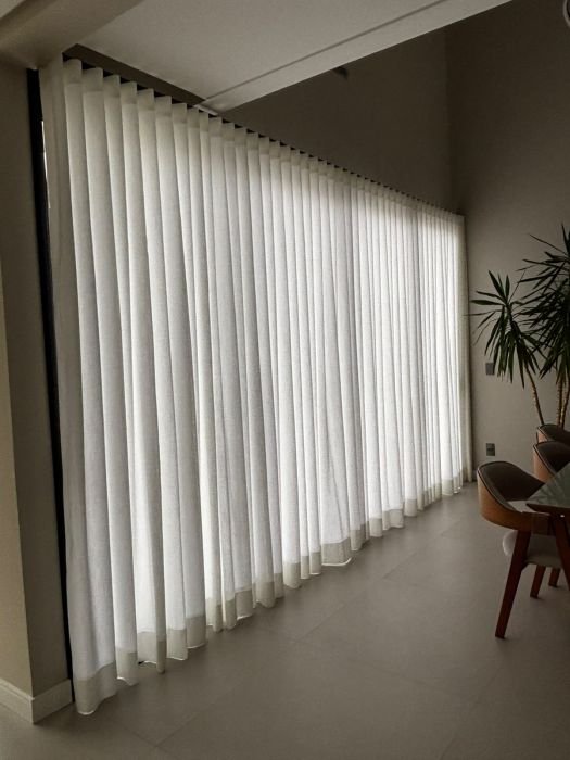 Cortina Wave — projeto 17 realizado pela ART DECORAR.