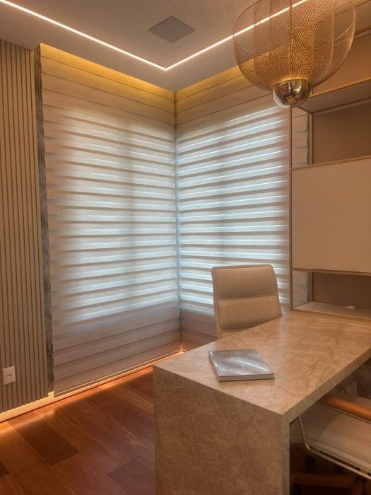 Persiana Dupla Visão — projeto 01 realizado pela ART DECORAR.